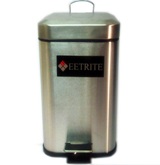 Stainless Steel Square Pedal Bin 12L Stainless Steel Square Pedal Bin 12L