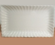White Rectangular Platter 39.5 * 23.5 * 4cm
