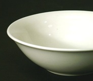 White Salad Bowl - 23cm Diameter
