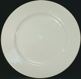 Pack 12 White Buffet Plates - 30cm Diameter