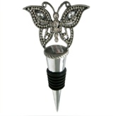 Blingy Butterfly Bottle Stopper - 11.5cm