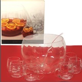 8 pc Glass Punch Set 8 pc Glass Punch Set