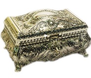 Silver Plated Jewellery Box Silver Plated Jewellery Box