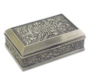 Pewter Trinket Box 12.5cm