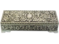Silver Plated Jewellery Box Long 5 * 9 * 23 cm Silver Plated Jewellery Box Long 5 * 9 * 23 cm