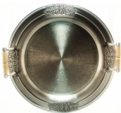 Round Pewter Tray -38cm Diameter