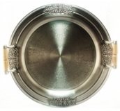 Round Pewter Tray -48cm Diameter