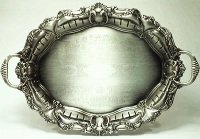 Pewter Tray -60cm Diameter