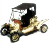 Model Motorcar White - Ford Modle T 14*35cm