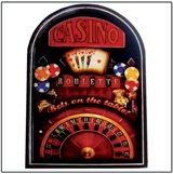 Casino Wall Plaque 60cm