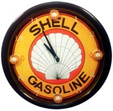 Wall Clock Shell Gasoline - 40cm Diameter