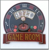 Games Room Wall Plaque 48 * 48cm