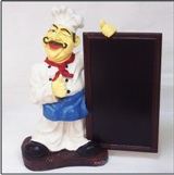 Resin Chef Menu Board 65cm High