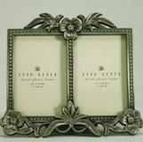 Double Picture Photo Frame - 8 cm