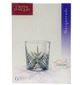 Box 6 Masquerade Old Fashioned Glasses - 300ml Box 6 Masquerade Old Fashioned Glasses - 300ml