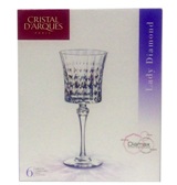 Box 6 Lady Diamond Small Wine Glass - 190ml Box 6 Lady Diamond Small Wine Glass - 190ml