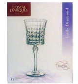 Box 6 Lady Diamond Large Wine Glass - 270ml Box 6 Lady Diamond Large Wine Glass - 270ml