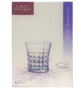 Box 6 Lady Diamond Old Fashioned Glasses - 270ml Box 6 Lady Diamond Old Fashioned Glasses - 270ml
