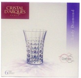 Box 6 Lady Diamond Tumbler Glass - 280ml Box 6 Lady Diamond Tumbler Glass - 280ml