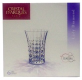 Box 6 Lady Diamond Hi Ball Glass - 360ml Box 6 Lady Diamond Hi Ball Glass - 360ml