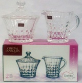 Longchamp Glass Sugar & Creamer Set