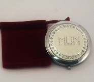 Blinging compact mirror with Mum writing 8cm Diameter