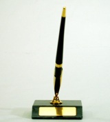 Marble Pen Holder with Plaque 7.5*7.5cm