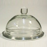 Glass Butter Dish 9cm Glass Butter Dish 9cm