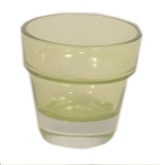 Votive Candle Holder Olive Green - 7 * 7cm Diameter