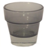 Votive Candle Holder Smoke - 7 * 7cm Diameter