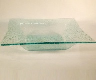 Square Deep Glass Bowl