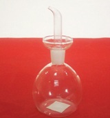 Glass Vinegar Bottle 12cm High