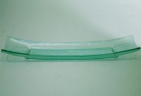 Rectangular Glass Platter/Tray - Ripple 47cm
