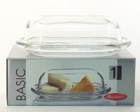 Glass Butter Dish 19.5cm Glass Butter Dish 19.5cm