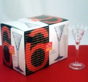 Box 6 Laurus Miniture Wine Glasses - 60ml Box 6 Laurus Miniture Wine Glasses - 60ml