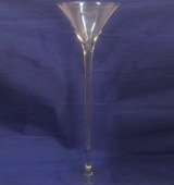 Footed Glass Candle Holder 80cm * 27cm Diameter