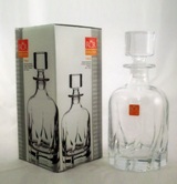 Trix Round Glass Decanter - 900ml