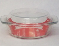 Eetrite Glass Oval Casserole Dish with Lid - 1L Eetrite Glass Oval Casserole Dish with Lid - 1L