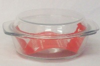Eetrite Glass Oval Casserole Dish with Lid - 1.5L Eetrite Glass Oval Casserole Dish with Lid - 1.5L