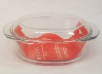 Eetrite Glass Oval Casserole Dish with Lid - 1.6L Eetrite Glass Oval Casserole Dish with Lid - 1.6L