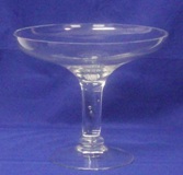 Footed Compote Glass Bowl 20 * 23cm Footed Compote Glass Bowl 20 * 23cm