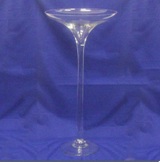 Footed Glass Bowl 70 * 35cm Footed Glass Bowl 70 * 35cm