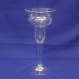 Footed Glass Candle Holder 30 * 14.5cm Diameter