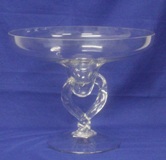 Footed Glass Bowl 23 * 29cm Footed Glass Bowl 23 * 29cm