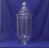 Footed Jar and Lid 47cm High Footed Jar and Lid 47cm High