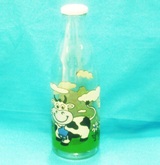 1 Litre Glass Milk Bottle - Blue Cow 1 Litre Glass Milk Bottle - Blue Cow