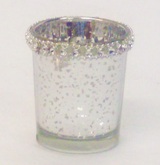 Votive Candle Holder Silver - 6.5 * 5.5cm Diameter