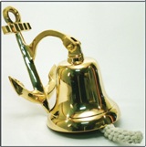Brass Anchor Bell 28cm