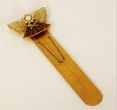 Jewelled Angel Ruler Bookmark