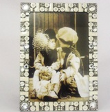 White & Pewter Picture Frame 10*15cm